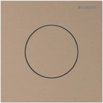 Geberit Typ 40 UR-Strg. med pneum. Sp-Ausl. Round, rotgold gebü./Etc