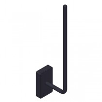 Giese Ersatzpapierhalter für 2 Rollen schwarz matt