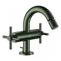 GROHE 2-Griff-Bidetbatt. Atrio 24353 Kreuz-Griff satin graphite