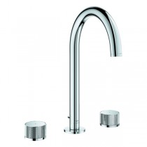 GROHE 3-L-WT-Batterie Atrio Private C. 20595 Knopfbetätigung chrom