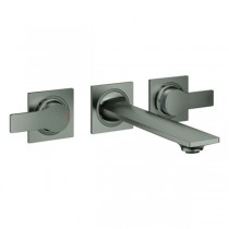 GROHE 3-L-WT-Wandbatterie Allure 20193_2 FMS Ausl. 208mm hard graphite gebürstet