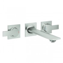 GROHE 3-L-WT-Wandbatterie Allure 20193_2 FMS Ausladung 208mm supersteel