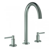 GROHE 3-Loch-WT-Batterie Atrio 20649 Rohrauslauf Hebelgriff supersteel