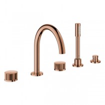 GROHE 5-L-Wannenkombin. Atrio Private C. 25226 Knopfbetätigung warm sunset