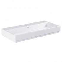 GROHE Aufsatz-WT Cube Keramik 39475 100cm PureGuard alpinweiß