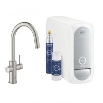 GROHE Blue Home Starter Kit 31541 auszb. Mousseur Bluetooth/WIFI C-Asl.supersteel