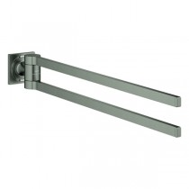 GROHE Doppel-Handtuchhalter Allure 40342_1 hard graphite gebürstet
