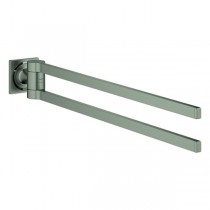 GROHE Doppel-Handtuchhalter Allure 40342_1 satin steel