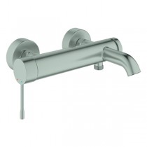 GROHE EH-Wannenbatterie Essence 25250_1 Wandmontage eigensicher supersteel