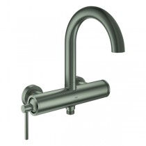 GROHE Einhand-Wannenbatterie Atrio 24367 Wandmontage satin steel