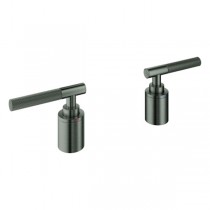 GROHE Hebelgriffe Atrio Private C. 48651 Rändelstruktur hard graphite gebürstet