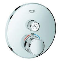 GROHE Thermostat Grohtherm SmartControl 29118 rund FMS ein Absperrventil chrom