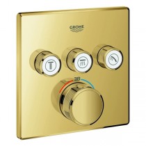 GROHE Thermostat Grohtherm SmartControl 29126 eckig FMS 3 Absperrv. cool sunrise