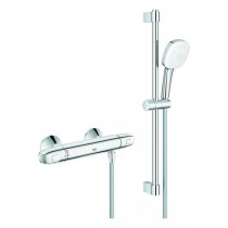 GROHE THM-Wannenbatterie Grohtherm 1000 34820_5 mit Brausegarnitur 600mm chrom