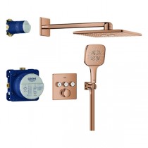 GROHE UP-D.system Grohtherm SmartControl 34864 THM eckige Form 3 ASV warm sunset