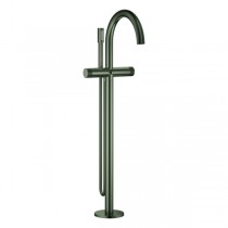 GROHE Wannenbatterie Atrio Private C. 25229 Bodenm. Knopfbet. satin graphite