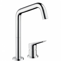 Hansgrohe 2-Loch Spültischmischer Axor Citterio M chrom mit Schwenkauslauf