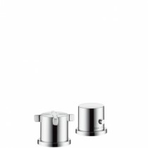 Hansgrohe 2-Loch Thermostat Axor Citterio E F-Set chrom Wannenrandmontage