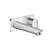 Hansgrohe 2-Loch Waschtischmischer Unterputz Talis E F-Set chrom kurzer Auslauf
