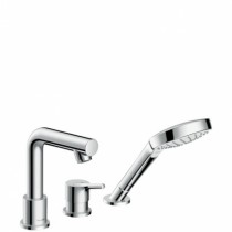 Hansgrohe 3-Loch Wannenmischer Talis S F-Set chrom Wannenrandmontage