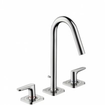 Hansgrohe 3-Loch Waschtischarmatur Axor Citterio M chrom mit Hebelgriffen