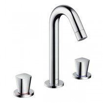 Hansgrohe 3-Loch Waschtischarmatur Logis chrom  