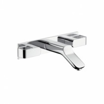 Hansgrohe 3-Loch WTA Axor Urquiola Wand chrom mit Platte u.kurzem Auslauf