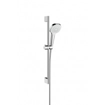Hansgrohe Brausenset Croma Select E Vario EcoSmart/Unica 650mm weiss/chrom