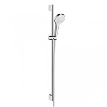 Hansgrohe Brausenset Croma Select S 1jet/ Unica'Crometta 650mm weiss/chrom