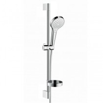 Hansgrohe Brausenset Croma Select S Vario EcoSmart/U'Crometta 650mm weiss/chrom