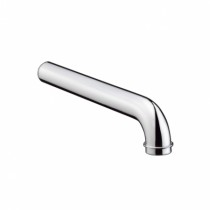 Hansgrohe gebogenes Rohr, m.Bord DN32 x 300mm chrom