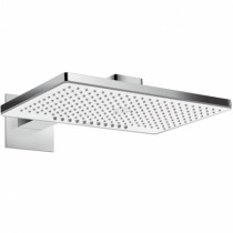 Hansgrohe Kopfbrause Rainmaker Select 460 2jet weiss/chrom mit Brausearm 450mm