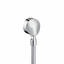 Hansgrohe Schlauchanschluß Fixfit E DN15 chrom mit Rückflussverhinderer u.Kugelgelenk