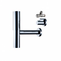 Hansgrohe Siphon Flowstar komplett chrom mit zwei Eckventilen und Schubern