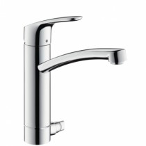 Hansgrohe Spültischmischer Focus Festauslauf chrom m.Geräteabsperrventil
