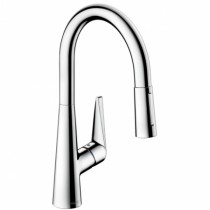 Hansgrohe Spültischmischer Talis S 200 edelstahl-optik mit Ausziehbrause
