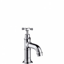 Hansgrohe AXOR Montreux Standventil ohne Ablaufgarnitur für Waschtisch, nickel gebürstet 16530820, 