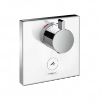 HG Thermostat UP ShowerSelect Glas FS Highflow 1 Verbr./1 Ausg.weiss/chrom