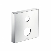 Hansgrohe Verlängerungsrosette eckig 2-Loch chrom