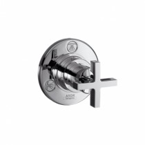 Hansgrohe Vierwegeumstellung Axor Citterio F-Set Quattro/Trio chrom mit Kreuzgriff