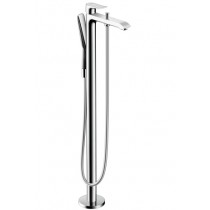 Hansgrohe Wannenmischer Metris Fertigset zur Bodenmontage chrom