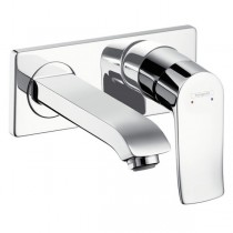 HG Waschtischmischer Unterputz Metris LowFlow F-Set chrom kurzer Auslauf