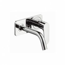 Hansgrohe Waschtischmischer UP Axor Citterio M F-Set chrom kurzer Auslauf mit Platte