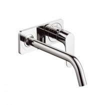 Hansgrohe Waschtischmischer UP Axor Citterio M F-Set chrom langer Auslauf mit Platte