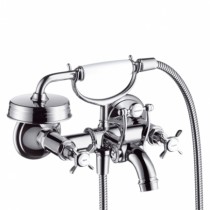Hansgrohe Zweigriff Wannenarmatur Aufputz AXOR Montreux chrom