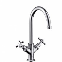 Hansgrohe Zweigriff Waschtischarmatur Axor Montreux ohne Ablaufgarnitur chrom