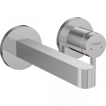 Hansgrohe 2-Loch Waschtischmischer Unterputz Finoris F-Set kurzer Auslauf chrom