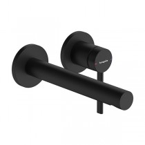 Hansgrohe 2-Loch Waschtischmischer Unterputz  Zesis S F-Set 195mm Auslauf mattschwarz
