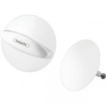 Hansgrohe Ab-u.Überlaufgarnitur Flexaplus F-Set (Griff u.Stopfen) mattweiss