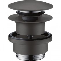 Hansgrohe Ablaufgarnitur Push-Open für Waschtisch- und Bidetmischer Brushed Black Chrome